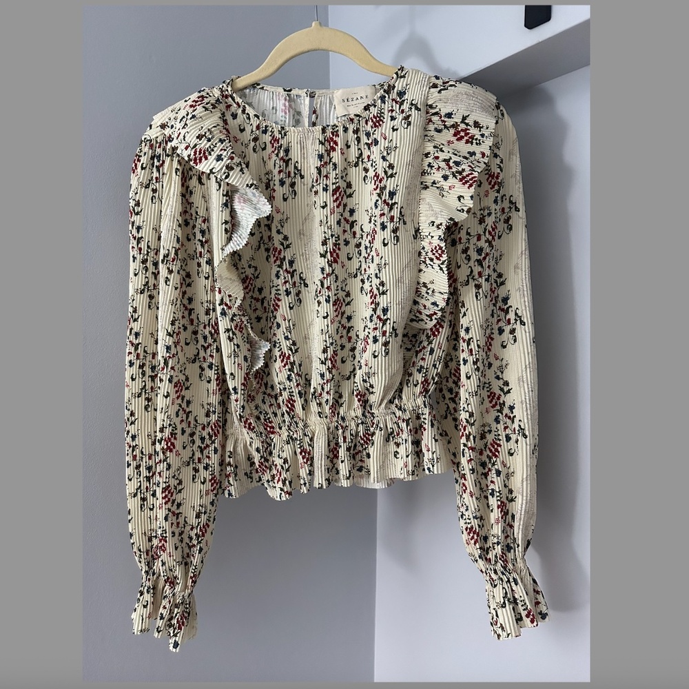 Sezane Tasha Blouse Lota - Size 2